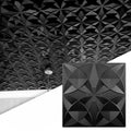 12pcs Black Floral Ceiling Tiles 2x2 FT