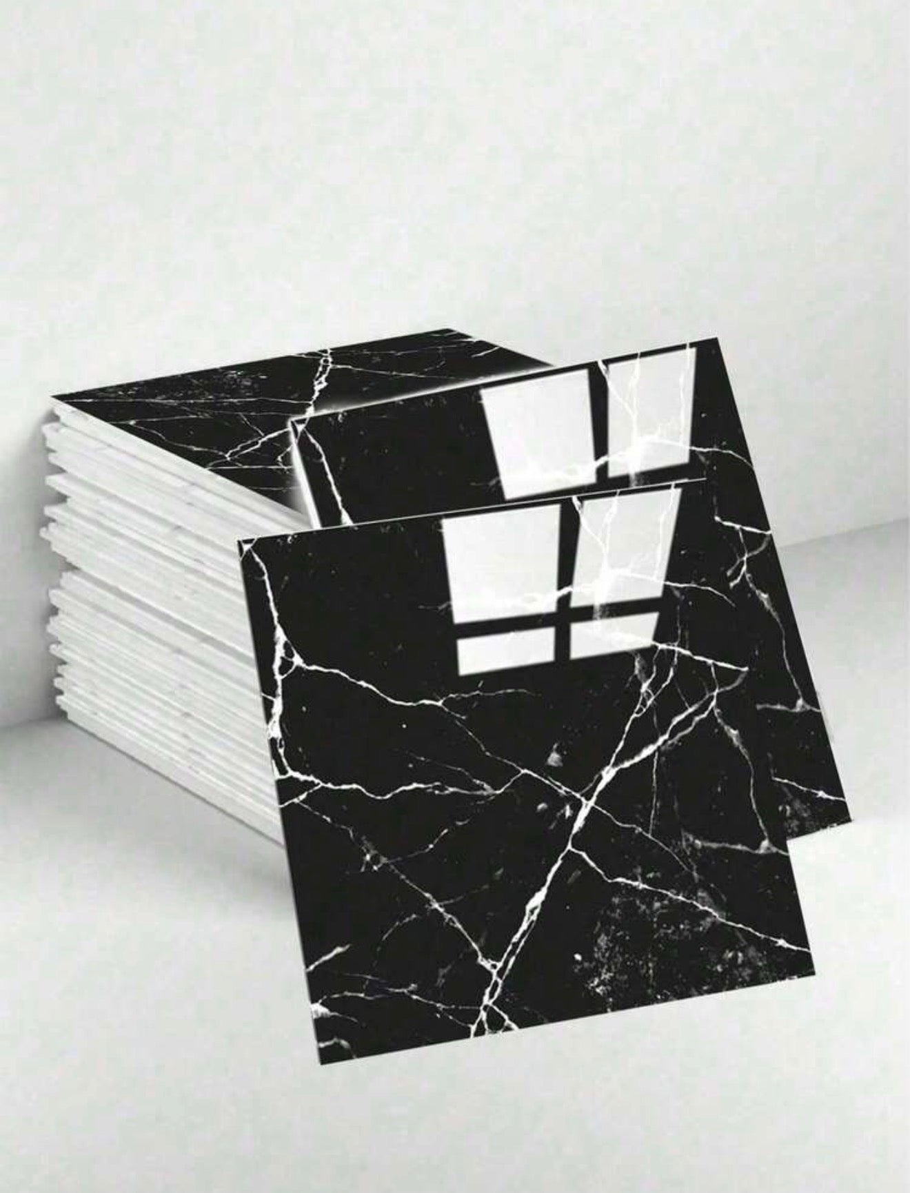 12pcs Self-Adhesive Vinyl Wall Tiles