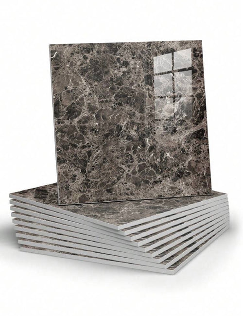 10pcs Marble Pattern Self-Adhesive Wall Tile