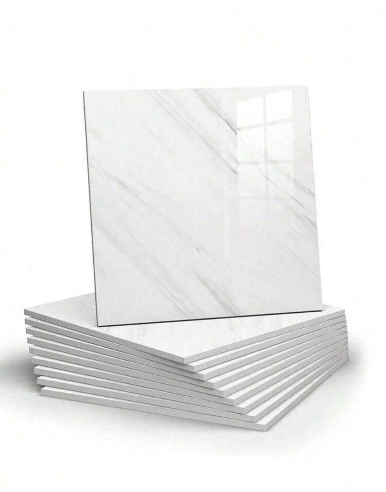10pcs Marble Pattern Self-Adhesive Wall Tile