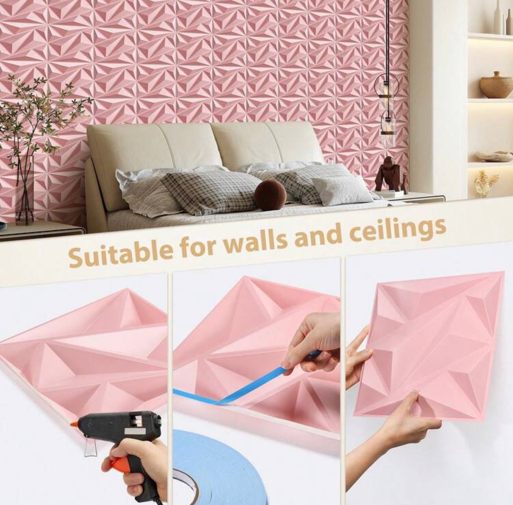 30pc 3D Wall Tile