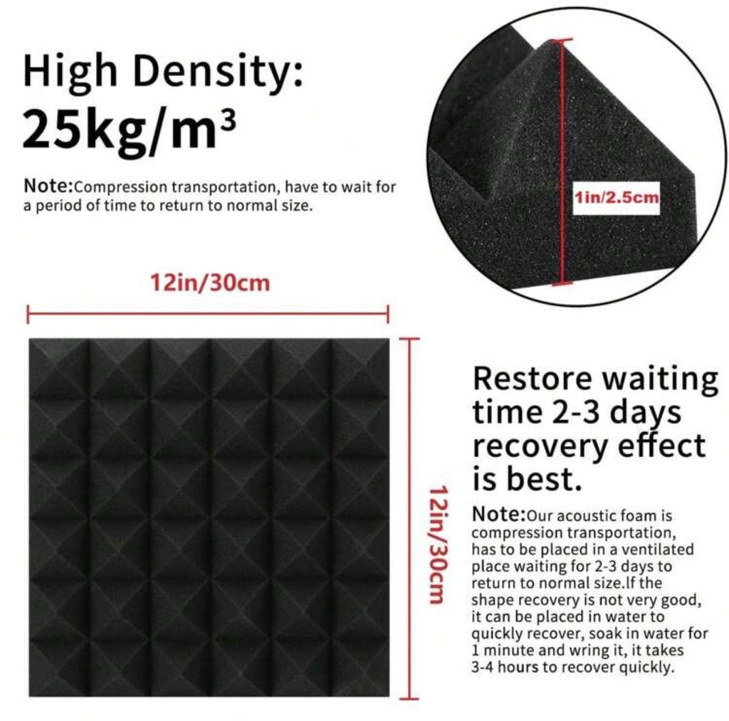 36 Packs Acoustic Wall Tile