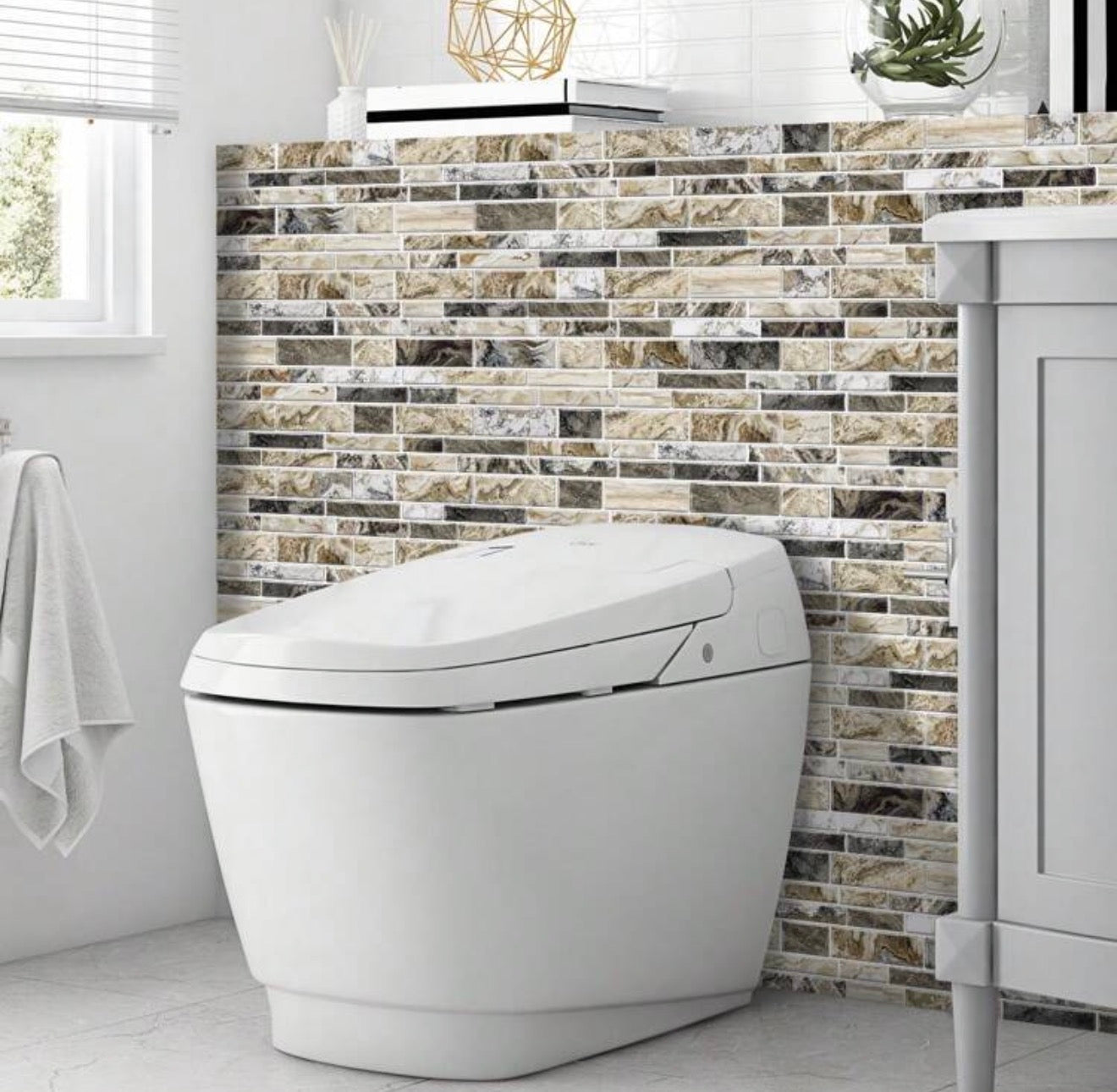 12pcs Premium STICKER Wall Tile