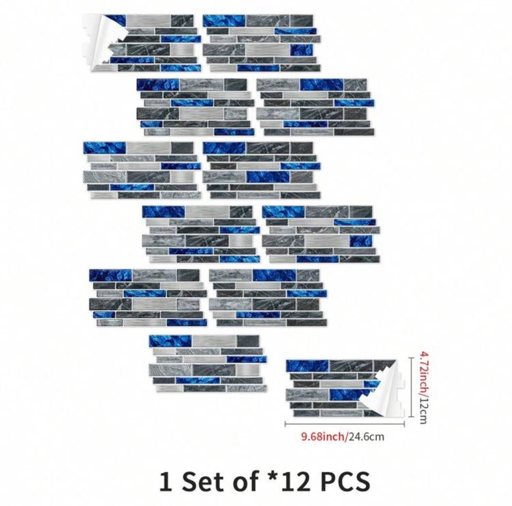 12pcs Premium STICKER Wall Tile