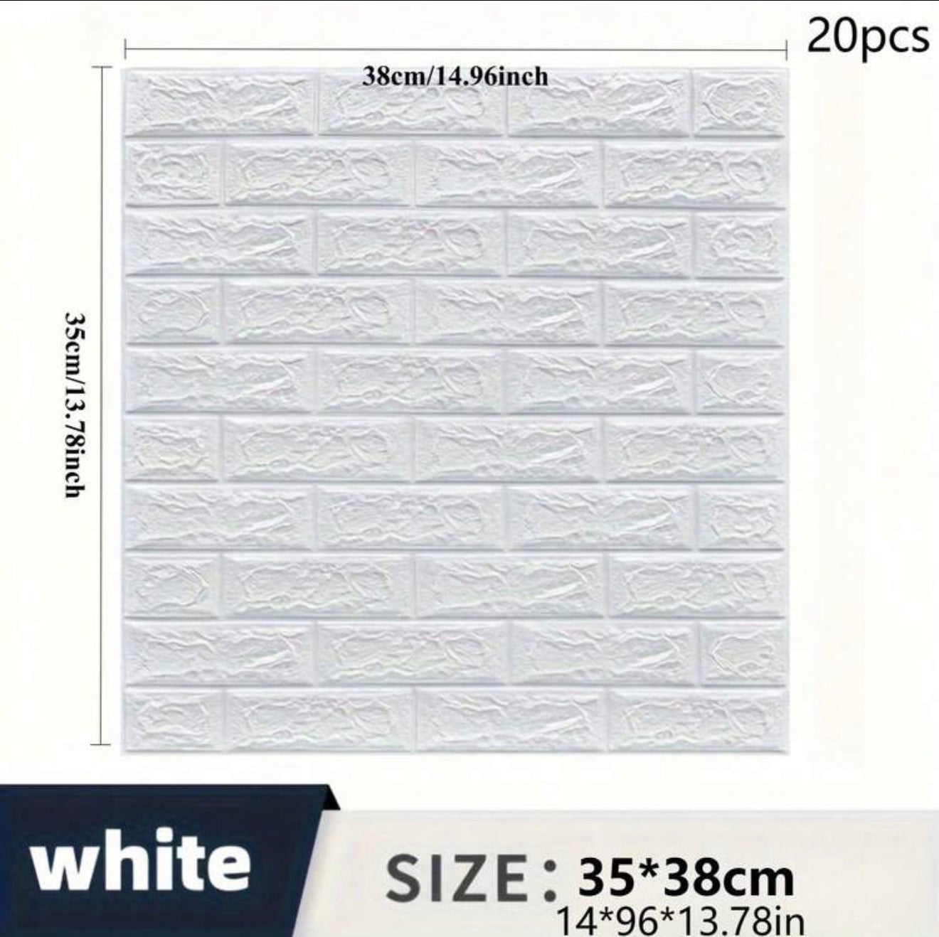 12/20pcs Wall Tile STICKER