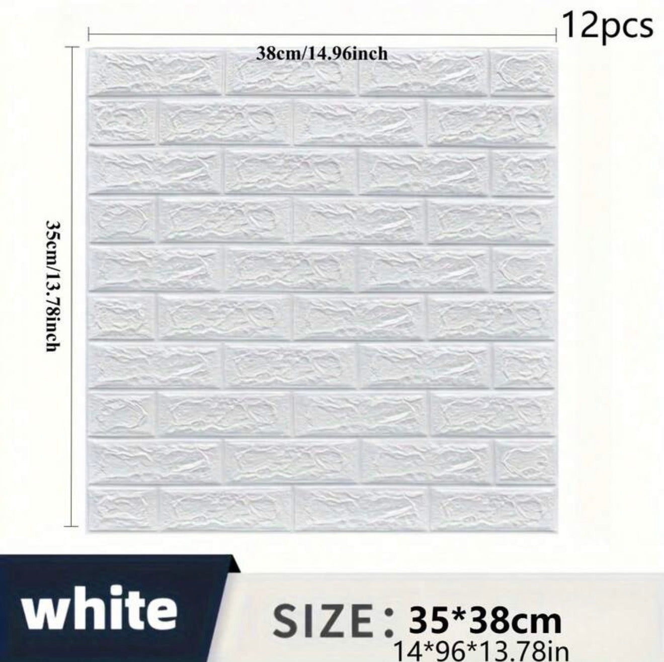 12/20pcs Wall Tile STICKER