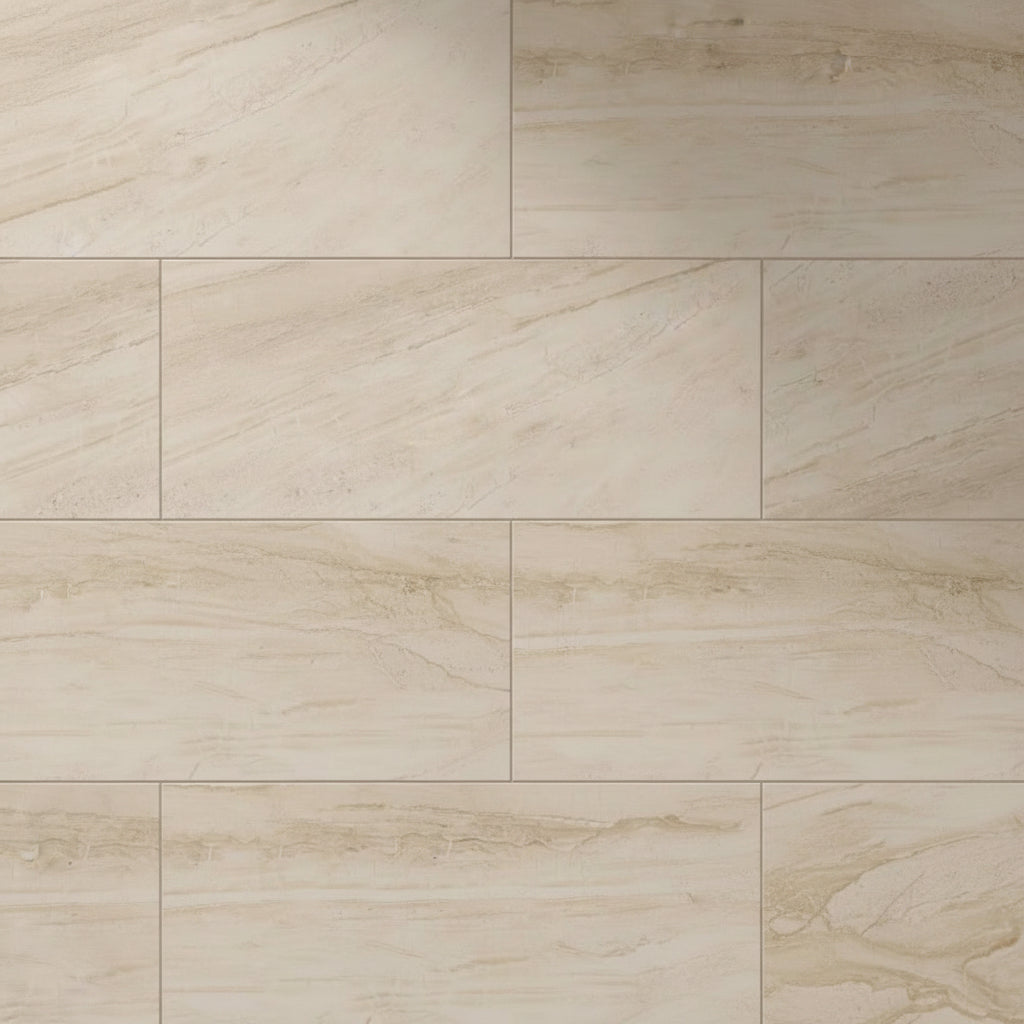 Vigo White 12 in. x 24 in. Matte Stone Look Ceramic (16 sq. ft./Case)