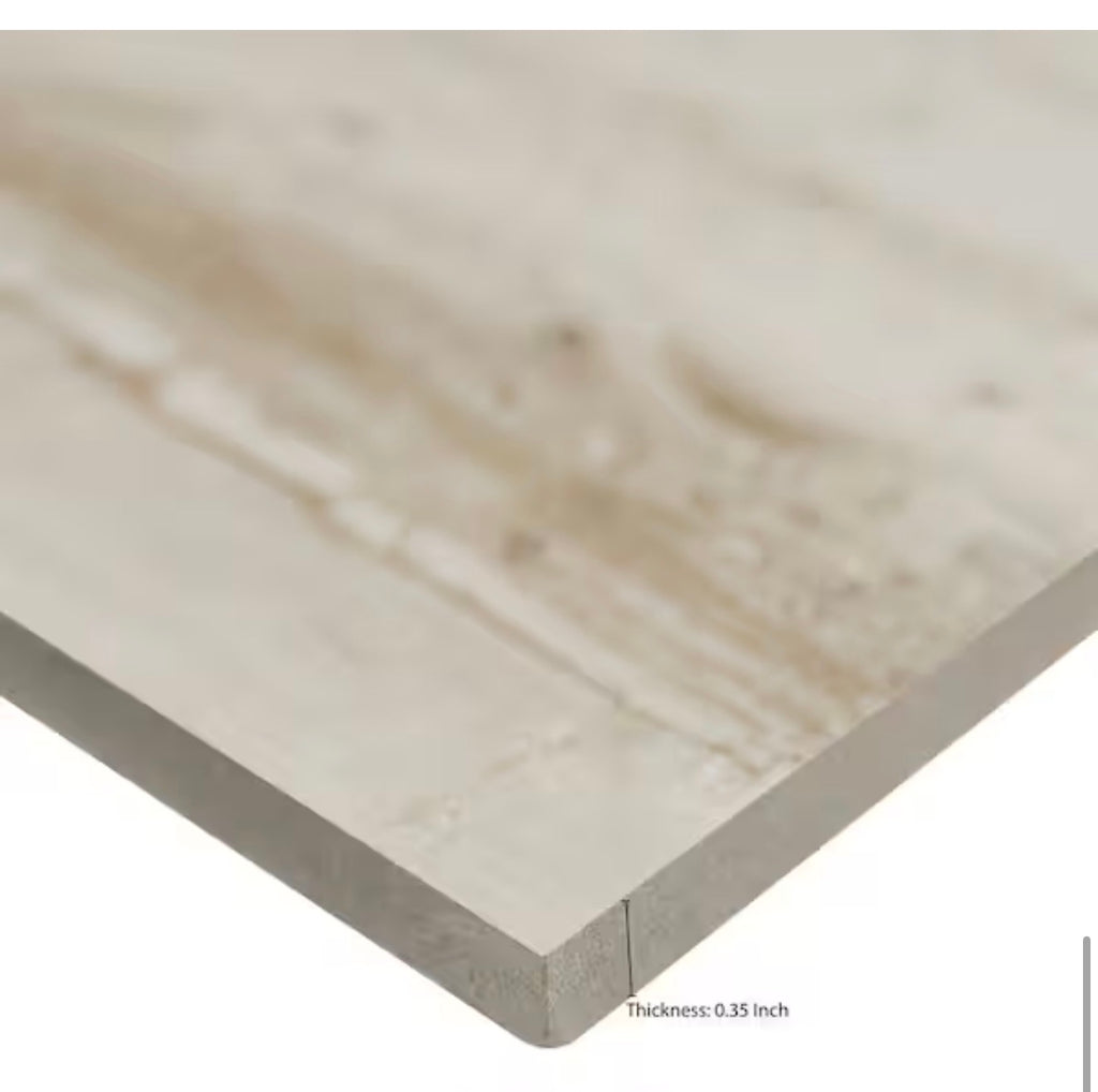 Vigo White 12 in. x 24 in. Matte Stone Look Ceramic (16 sq. ft./Case)