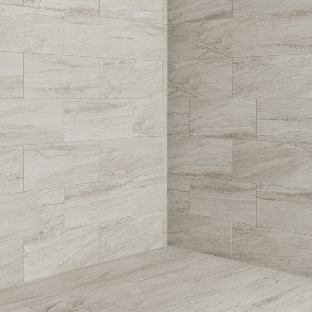 Vigo White 12 in. x 24 in. Matte Stone Look Ceramic (16 sq. ft./Case)